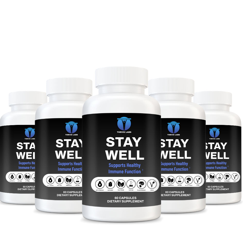 Stay Well by Thrive Labs 6 Bottles.