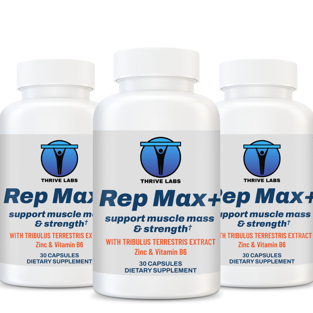 Rep Max+ by Thrive Labs 3 Bottles.