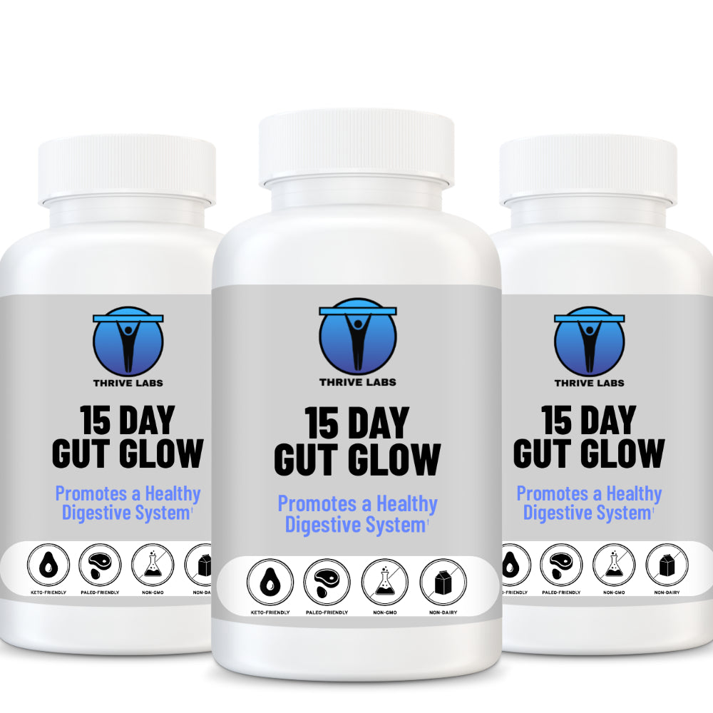 15 Day Gut Glow by Thrive Labs Bottle 3 Bottles.